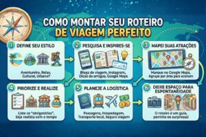 Como montar um roteiro de viagem perfeito