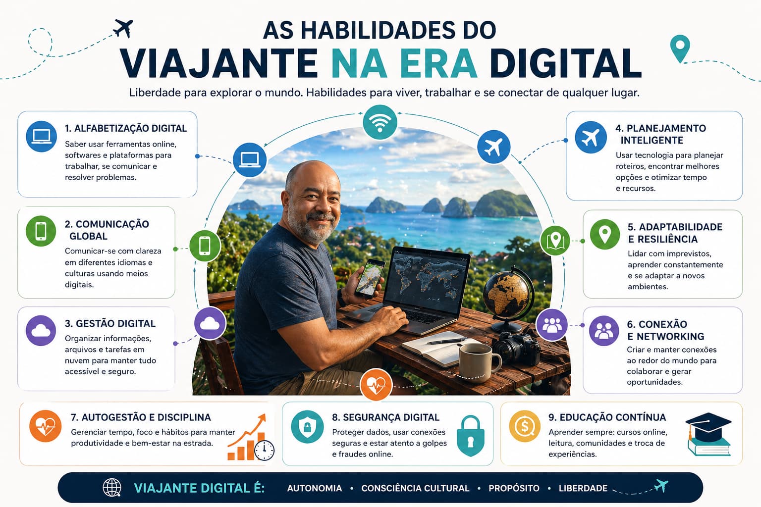 as habilidades do viajante na era digital