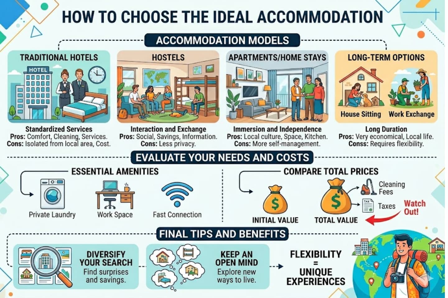how to choose the ideal accomadation