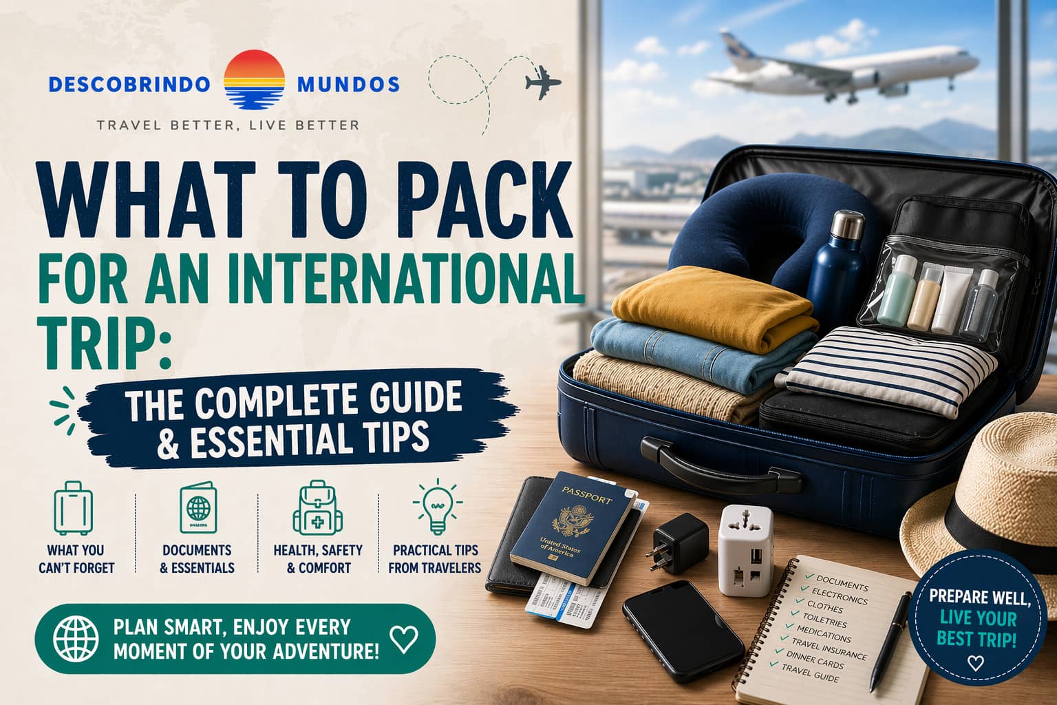 what to pack for an international trip