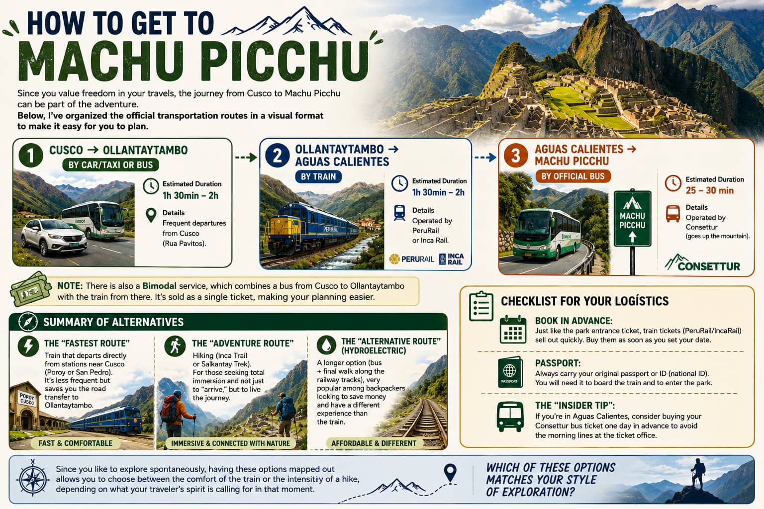 How to visit machu picchu