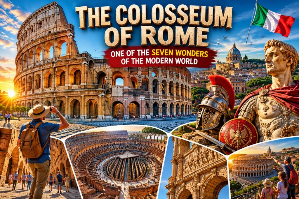 Visitar o coliseu de Roma